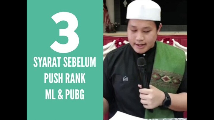 3 Syarat Wajib Sebelum Push Rank ML & PUBG.