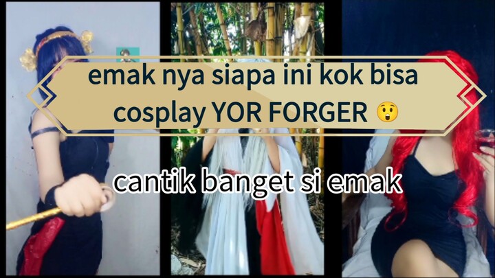 emak emak aja bisa cosplay lah kamu bisa nya nurunin  harga diri doang😂😂😂😂