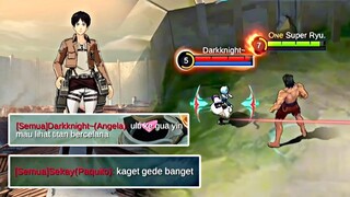 TITAN NYA BERKOLOR! 😭 TAPI INI SKIN AOT PALING BEREFFORT MENURUT GUE...