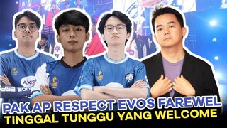 PAK AP RESPECT EVOS FAREWEL BERJAMAAH TINGGAL TUNGGU YANG WELCOME PLAYER BARU PRIME