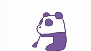 Panda after get off work