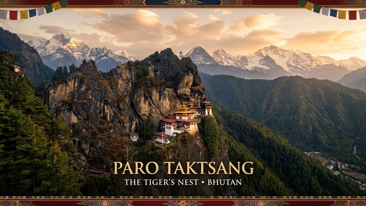 View of TIGER NEST, Paro.