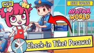 ADA TEMPAT CHECK-IN TIKET PESAWAT DI BANDARA AVATAR WORLD | AVATAR WORLD | PAZU