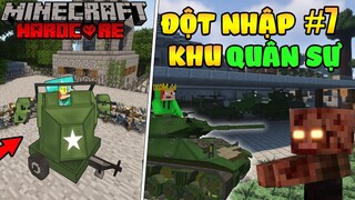 Minecraft: Thành phố Zombie #7: Khám phá khu quân sự và xây tuyến phòng thủ bảo vệ thành phố