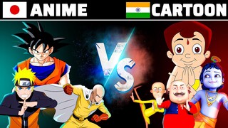 Japanese ANIME VS. Indian CARTOON | कौन है ज़्यादा मज़ेदार?