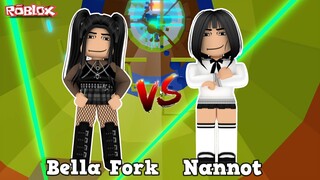 Bella Fork and Nannot Race | Roblox Tower of Hell | Tagalog | Cookie Queen Play
