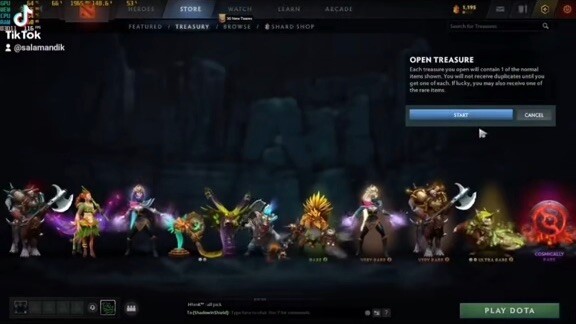 So Rare Dotas item