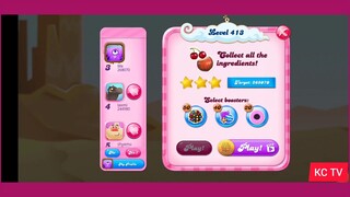 CANDY CRUSH SAGA LEVEL 413 (NEW VERSION)
