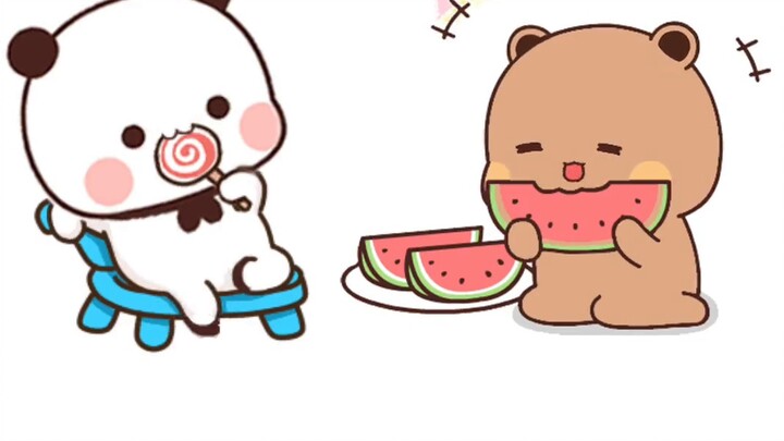 Who ate one or two big watermelons?