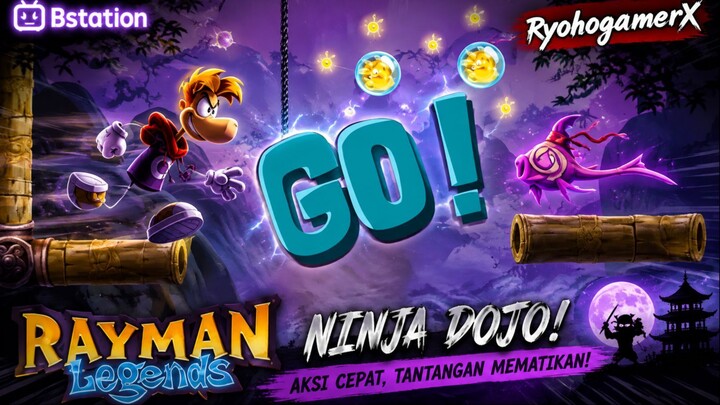 NINJA DOJO! 🥷🔥 Rayman Masuk ke Dunia Ninja yang Penuh Tantangan