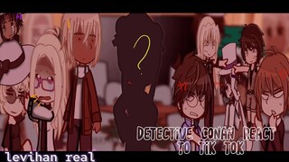 detective conan react to tik tok 2/? || special guests?|| read description ||levihan real