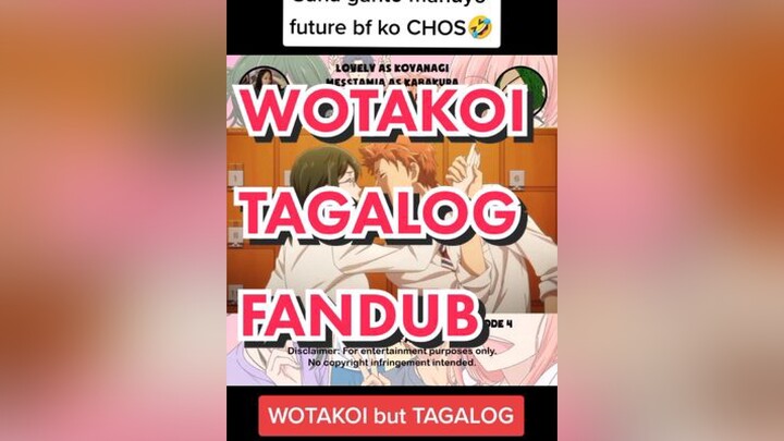 Thank you so much sa lodi kong si  para sa collab na to🤧😭 Enjoy! wotakoi kabakuraxkoyanagi weeb ota