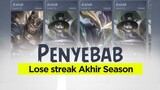 Penyebab Lose Streak Akhir Season