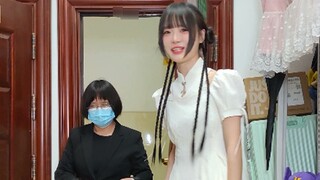 Sudden social death! I was recording a dance when the dormitory supervisor came to check the dorms!!