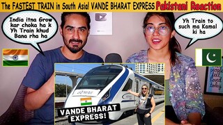 FASTEST TRAIN in South Asia! | 200 Kmph VANDE BHARAT EXPRESS | Pakistani Reaction On indian Train
