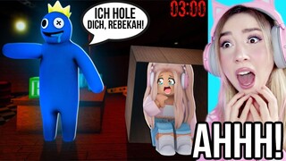 BEKI noob spielt RAINBOW FRIENDS roblox Full Game innerhalb 24 STUNDEN (5 Nächte und Good Ending)