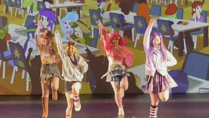 Dancing to My Little Pony's Restaurant Song at the American High School Graduation Ceremony...My dre