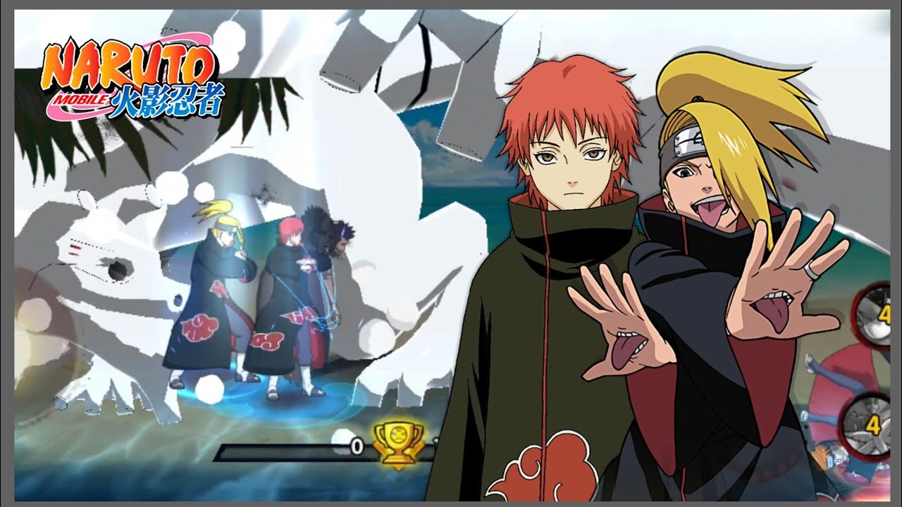 Naruto Online Mobile - Deidara All Version Gameplay 