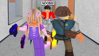 Rapunzel and Flynn DESTROY TOXIC TEAMERS..(Murder Mystery 2)