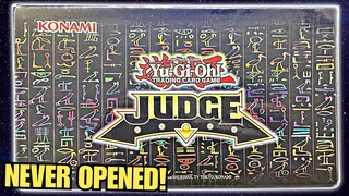 Opening A NEVER BEFORE OPENED Yugioh JUDGE BOX!