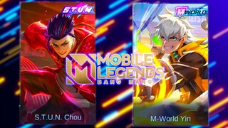 M-World Skin VS S.T.U.N. Skin Part 3 | Chou VS Yin | MLBB Comparison