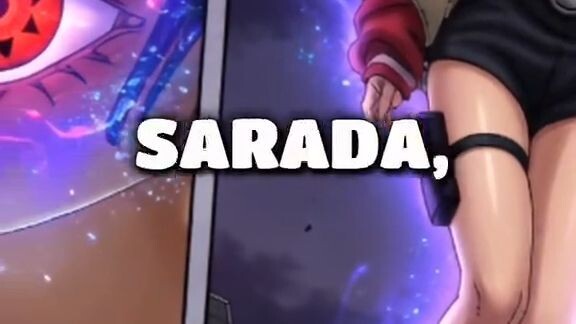 setelah ini Sarada pasti akan belajar lebih banyak lagi tentang batasan² kemampuan matanya
