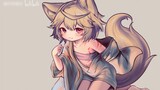 [Snippet/4K Live Wallpaper] Little Fox Fairy is changing clothes~! Don't peek~