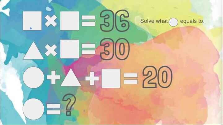 Basic Algebra Using Shapes