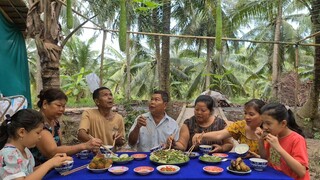 Đã Đến Ngày Thu Hoạch Để Có Thêm Món Cá Lóc Đồng Hấp Bầu Đậm Chất Miền Tây | TKQ & Family T1077