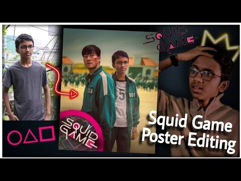 Squid Game Poster Editing by Phone (Bangla) || PicsArt || Lightroom.