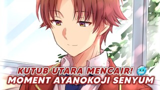 4 Moment Ayanokoji Senyum di Anime