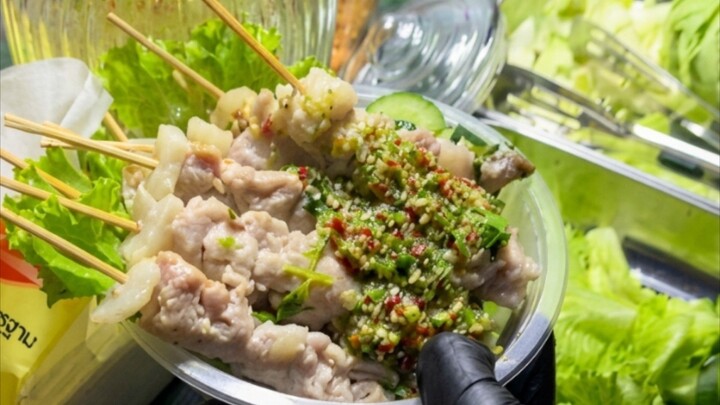 สูตรหมูนึ่งมีหนาว("moo nueng ma now" local thai food)