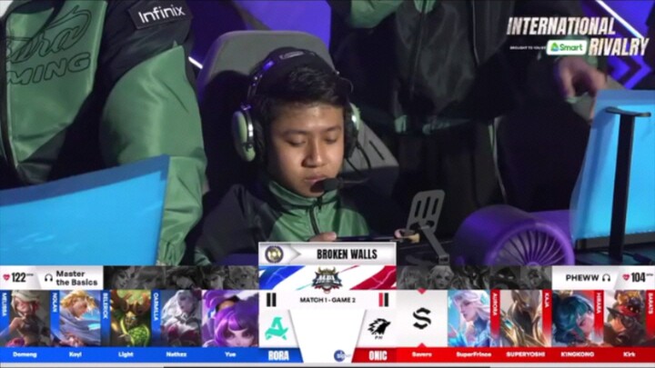 ONIC PH vs RORA GAME 2