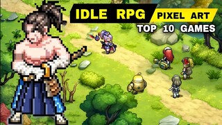 Top 10 Best PIXEL-ART idle RPG games for android iOS