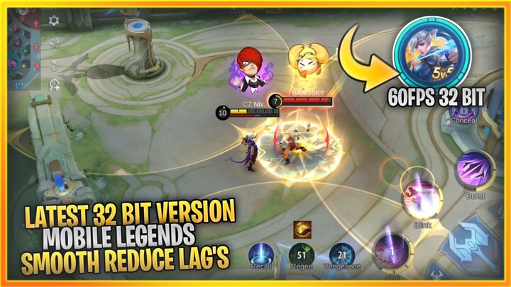 How To Optimize Mobile Legends Using 32 Bit Version Reduce Lag 60 FPS Latest