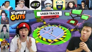 Keseruan Gamer Pertama Kalinya Bermain Di Map Laser Tracer | Stumble Guys Indonesia