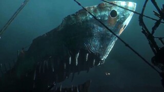 A sci-fi movie with stunning special effects: The oceans are polluted by industry, and fish undergo 
