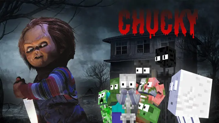 Monster School : CHUCKY FUNNY HORROR CHALLENGE - Minecraft Animation
