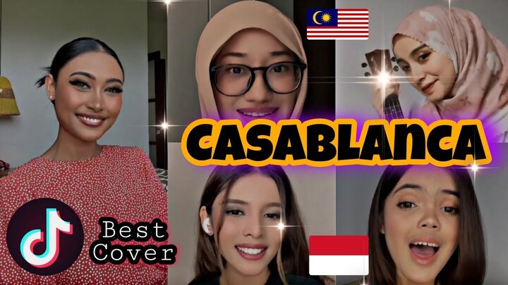 CASABLANCA 🎤 Best TikTok Cover Compilations 🇮🇩 & 🇲🇾 || Nuha Bahrin ft. Naufal Azrin