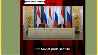 Presiden RI Prabowo Subianto mengenang jasa Rusia ketika membantu Indonesia untuk bangkit dari keter