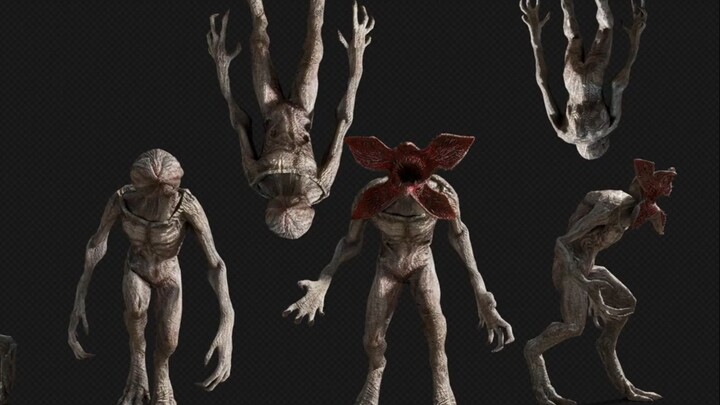 วัตถุดิบฉากเขียวรูปสัตว์ประหลาด