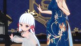 [Anime]Genshin|Kamisato Ayaka Dancing With Her Daughter