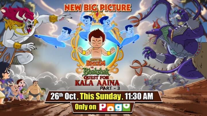 Chhota Bheem Vs Bhakshak Quest For Kala Aaina Part 3 ful movie in Hindi