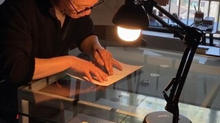 Left-handed paper carving, Old Chen, who loves to carve anime, carved Heaven Official's Blessing tod
