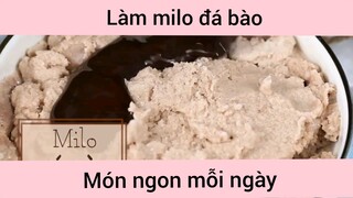 Làm milo đá bào