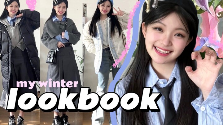 Korean lazy winter outfits | Capture the sweet and cool layering atmosphere!