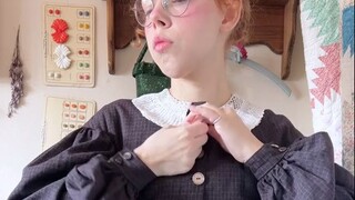 博主模拟1864年的欧美女性穿衣服，没想到看似简单的服饰里面，竟然套了这么多层