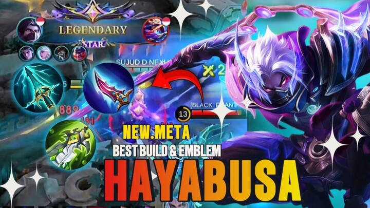 HAYABUSA TERSAKIT DAN SADIS, BEST BUILD DAN EMBLEM