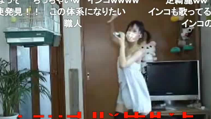 [Niconico dance] Em gái Nhật Bản mang khẩu trang nhảy siêu cute