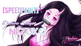 [SPEEDPAINT] NEZUKO - Demon Slayer / "Drawing Anime Kimetsu no Yaiba" | IbisPaint X